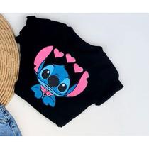 Short jeans BORDADO STITCH 2 ao 12 (Moda blogueirinha)