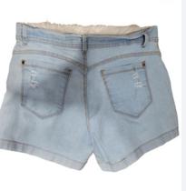 Short Jeans Claro Curto