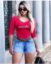 Short Jeans com cinto Short Jeans com cinto