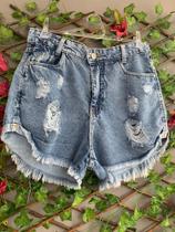 Short jeans destroyed, tamanho 42 Short jeans destroyed, tamanho 42