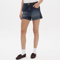 Short Jeans Easy Lança Perfume Comfort Md In26 Azul Feminino