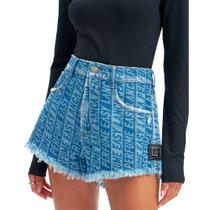 Short Jeans Easy Lança Perfume Relaxed H IN23 Azul Feminino