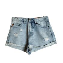 Short Jeans Ellus Desert Denim Anitta Et Couro