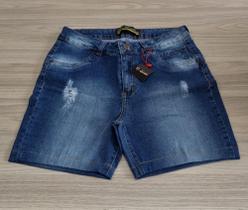 Short jeans escuro feminino