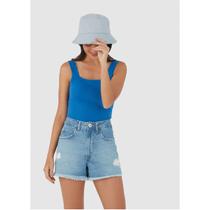 Short Jeans Feminino Barra Desfiada Malwee Ref. 110621