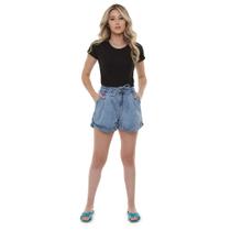 Short Jeans Feminino Cintura Alta A1