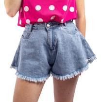 Short jeans feminino godê bivik