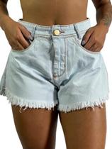 Short Jeans Feminino Godê Estilo Blogueira Excelente Caiemento C38