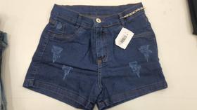 Short jeans, feminino, tamanho 40 com detalhes Short jeans, feminino, tamanho 40 com detalhes