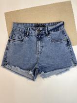 Short Jeans Feminino Via Atual Ref.3556