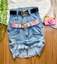 Short Jeans Infantil Ajustável na Cintura Short Jeans Infantil Ajustável na Cintura