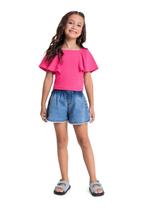 Short Jeans Infantil para Menina Quimby
