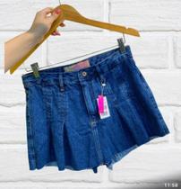 Short jeans Isabelle tecido mole super confortável - Moça flor