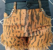 Short jeans onça Short jeans onça