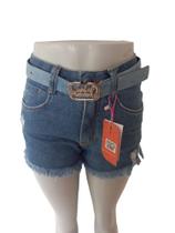 Short Jeans Sal E Pimenta com cinto Short Jeans Sal E Pimenta com cinto