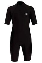 Short John Billabong Manga Curta 2.2Mm 202 Absolute Back Ziper