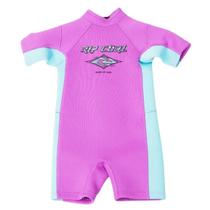Short John Rip Curl Infantil Omega Back Zip 1.5mm Roxo