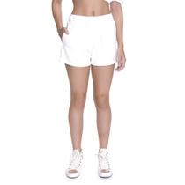 Short Juvenil Feminino Amofany Com Recorte Princesa - OFF WHITE - G