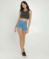 Short Juvenil Jeans Cintura Alta Marisa Tam 10 a 16-91914