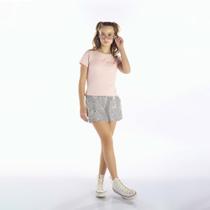 Short Juvenil Menina - Cinza - 52412-567 Short Juvenil Menina - Cinza - 52412-567