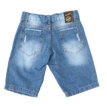 Short Kit 4 Jeans Infantil Juvenil Menino Com Regulador Interno Com Lycra 4 6 8 10 12 14 16