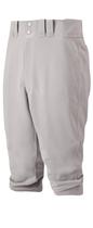 Short Knicker de Béisbol Mizuno Juvenil Debajo de la Rodilla Gris Talla L