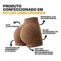 Short Legging Academia Curto Feminino Levanta Bumbum Sem Costura Cintura Alta