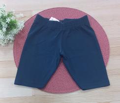 Short Legging Bermuda Ciclista Moda Infantil Casual Confortável Lisa