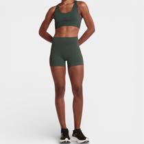 Short Legging Lupo Canelado Seamless - Verde Escuro - G Short Legging Lupo Canelado Seamless - Verde Escuro - G