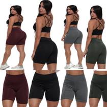 Short legging para caminhada kit com 5 Short legging para caminhada kit com 5