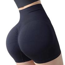 Short Levanta Bumbum Academia Treino Musculaçao Yoga Pilates Modelador Corpo Cintura Alta Ajustavel Confortavel Exercicio Fisico Alongamento Ginastica