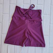 Short Levanta Bumbum Com Cordinha Bermuda Fitness Academia