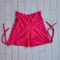Short Levanta Bumbum Com Regulagem Lateral Bermuda Fitness