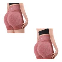 Short Levanta Bumbum Modela Push Up Alongar Exercitar Yoga