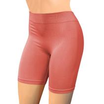 Short Lingerie Anagua Longa Segunda Pele Confortável Sexy Sem Costura