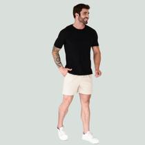 Short Linho Bermuda Masculina Verão Mauricinho Moda Casual Praia