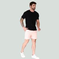 Short Linho Bermuda Masculina Verão Mauricinho Moda Casual Praia