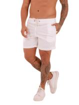 Short linho Confortavel Dia a Dia verão casual