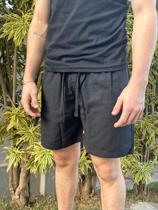 Short Linho Masculino Mauricinho Basico Lavado Premiun