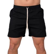 Short Linho Masculino Mauricinho Básico Premium Casual Confortável Verão