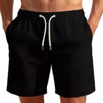 Short Linho Mauricinho Cós em Elastico Praia Verão Premium Confortavel Com Bolsos Laterais Slim Tamanho:GGCor:Preto Short Linho Mauricinho Cós em Elastico Praia Verão Premium Confortavel Com Bolsos Laterais Slim Tamanho:GGCor:Preto