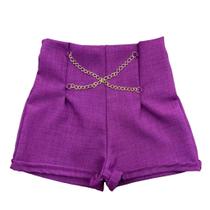Short Liso Alfaiataria com Correntes - PP ao GG