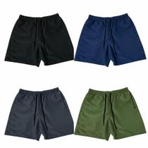 Short Liso tactel adulto masculino