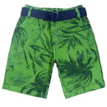 Short Look Jeans c/ Cinto Collor - VERDE - 3P Short Look Jeans c/ Cinto Collor - VERDE - 3P