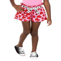 Short Love com Cós Franzido de Corações - Patota Toda Short Love com Cós Franzido de Corações - Patota Toda