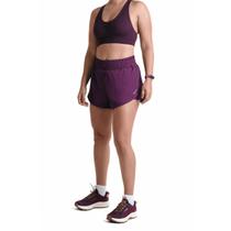 Short Lupo LSport AF Duplo Running Feminino - Roxo