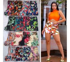 Short malha crepe Short malha crepe