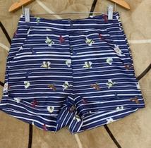 Short malha listrado Short malha listrado