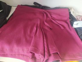 Short malha vinho Short malha vinho