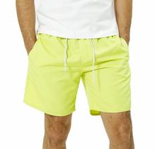 Short Masculino Água Verde Neon Liso